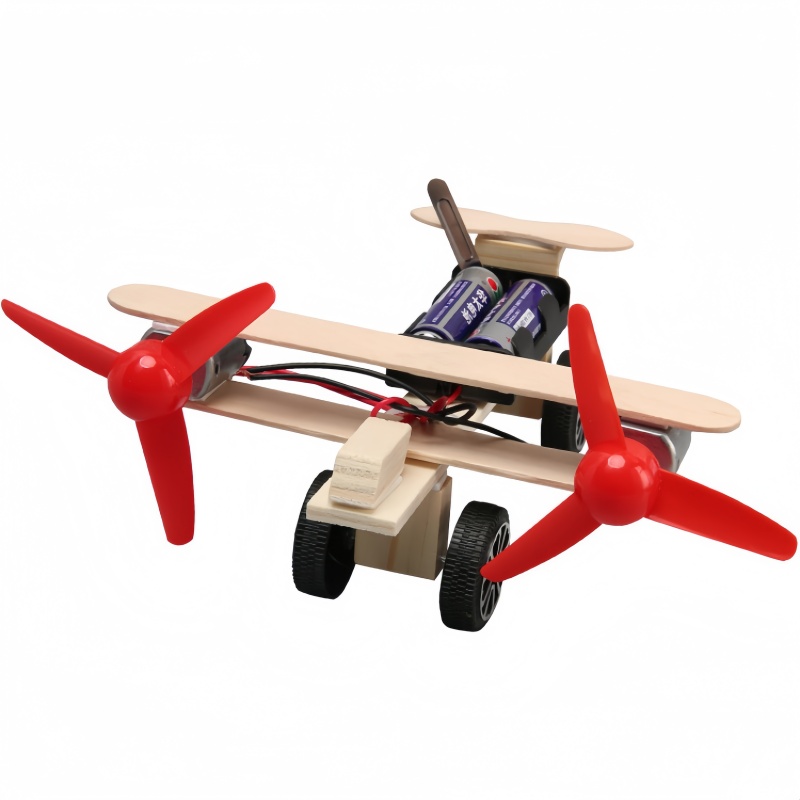 Science Project Kit - 1-3Pcs Double Propeller Glider DIY Science