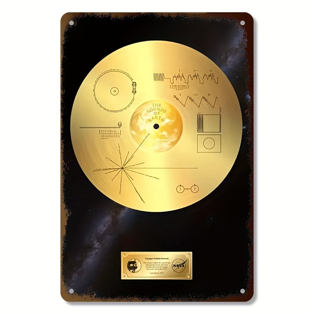 Retro Space Voyager Golden Rec - đánh giá và giá Star Map Poster